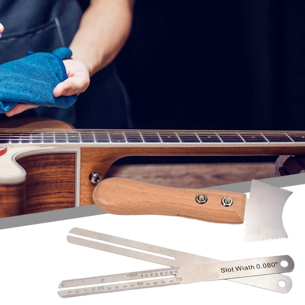 Musical Instrument Guitar - Frets Cleaning Cutter Stainless Steel Guitar
