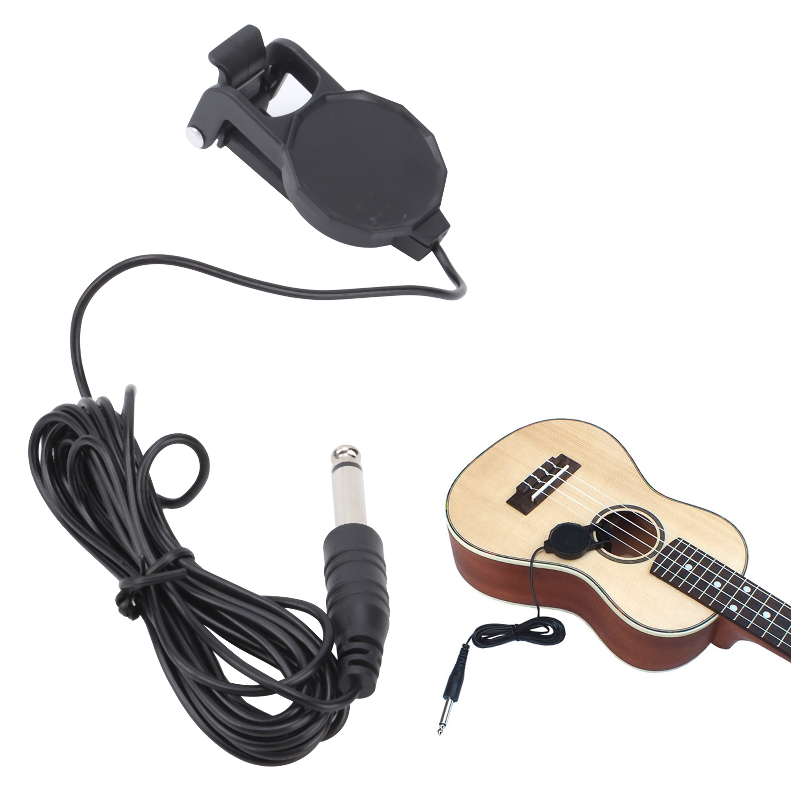 Musical Instrument Guitar - Clip-On Pickup Microphone Piezo for Violin