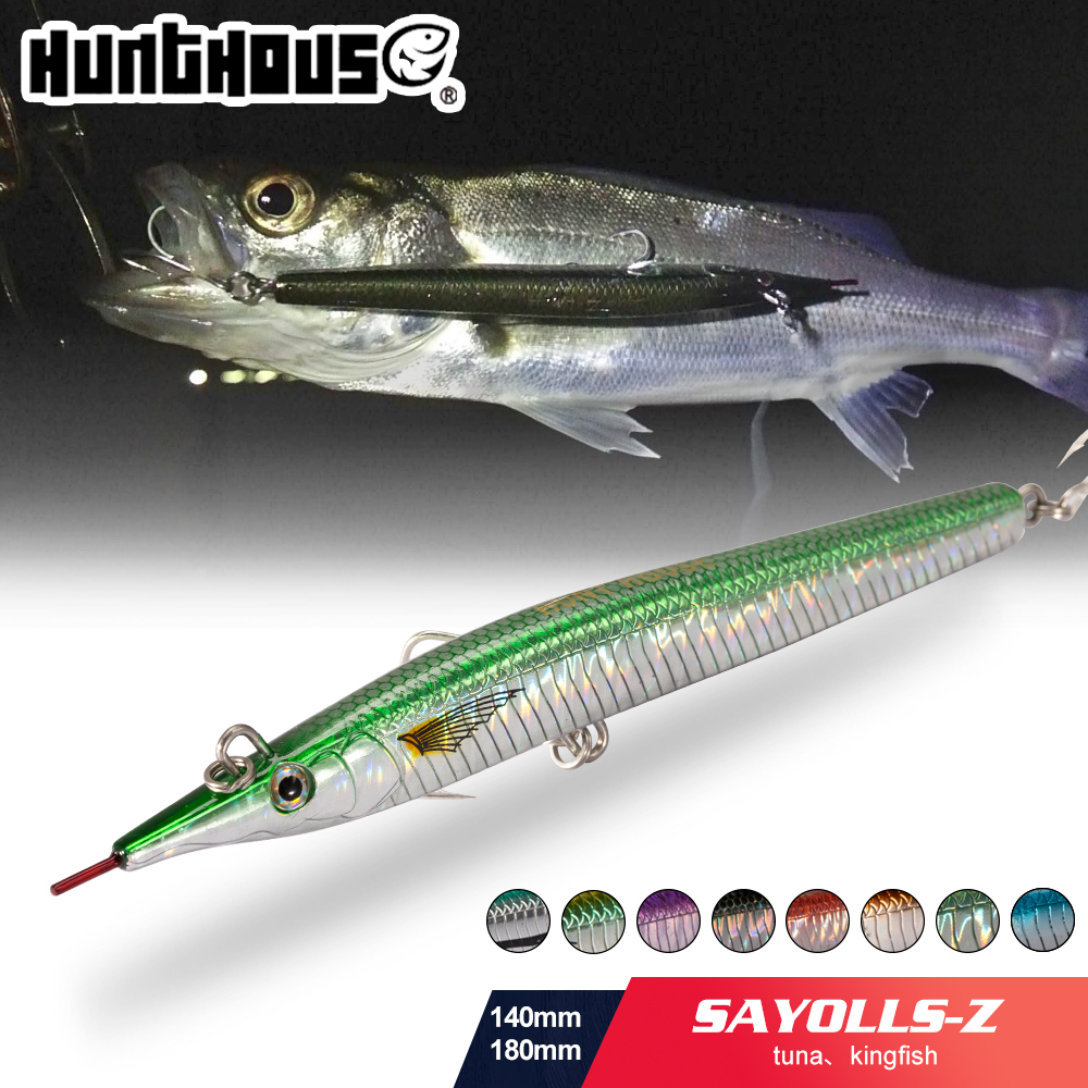 Rain Stick Percussion - Hunthouse Needle Fish Fishing Lure 140mm/180mm