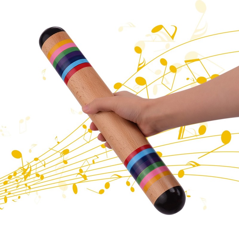 Rain Stick Percussion - New Wooden Rainstick Rainmaker Rain Shaker