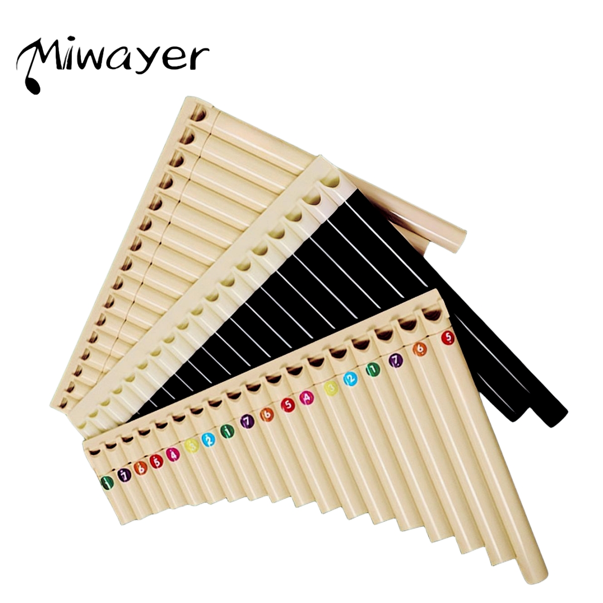 Musical Instrument Pipe - Miwayer Panpipe Handmade ABS Wind Instrument