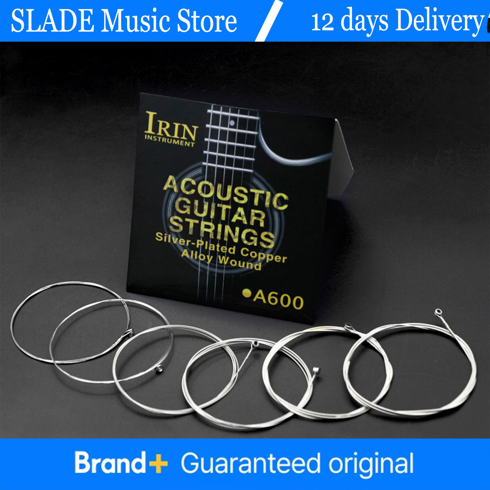 Musical Instrument With Strings - IRIN 6 Strings Acoustic Guitar Strings