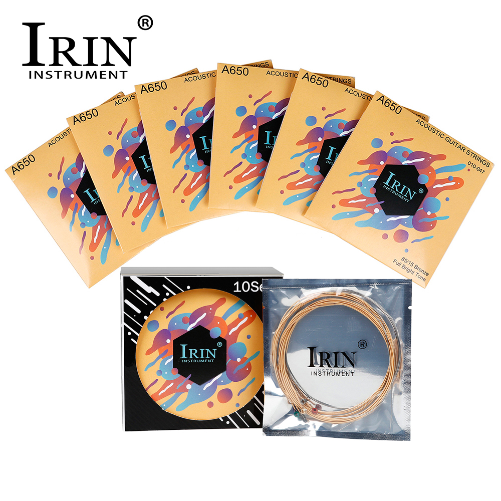 IRIN 10 Sets Guitar Strings 1- - Musical Instrument With Strings บทวิจารณ์และราคา