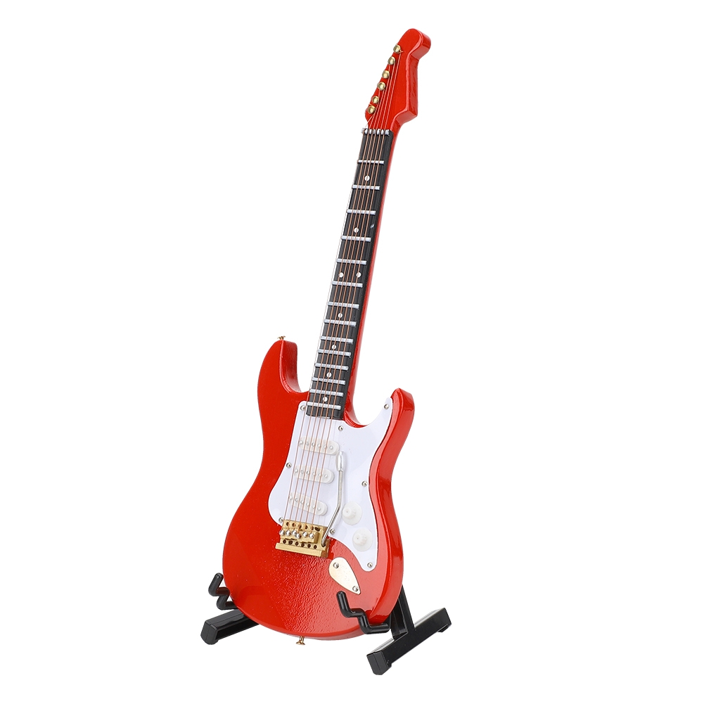 Miniature Red Electric Guitar  - Musical Instrument Guitar บทวิจารณ์และราคา