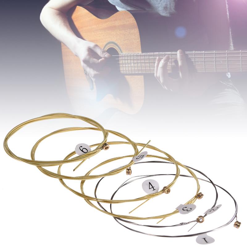 6Pcs High-Quality Acoustic Gui - Musical Instrument With Strings บทวิจารณ์และราคา
