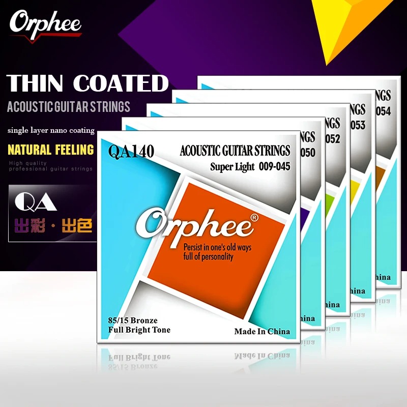 Orphee Acoustic Guitar Strings - Musical Instrument With Strings บทวิจารณ์และราคา