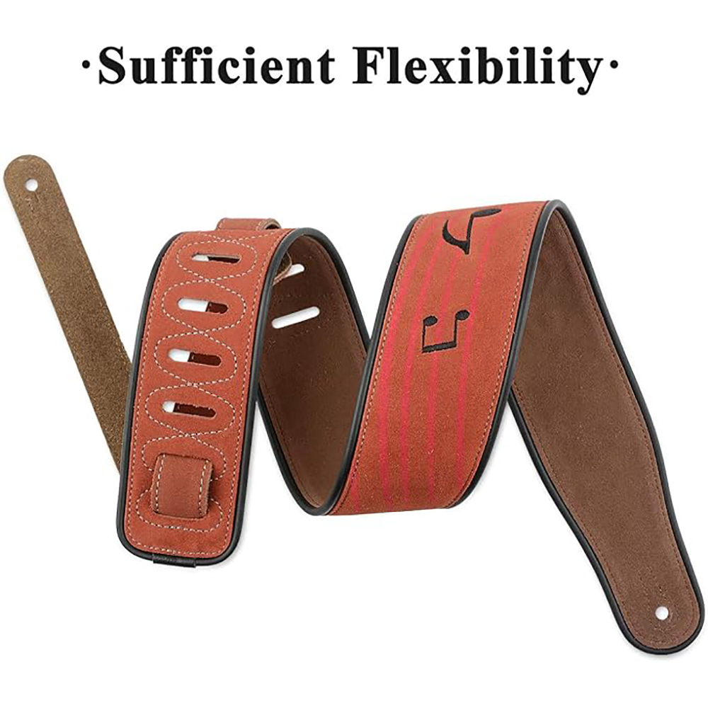 Durable Leather Guitar Strap,  - Musical Instrument Band บทวิจารณ์และราคา