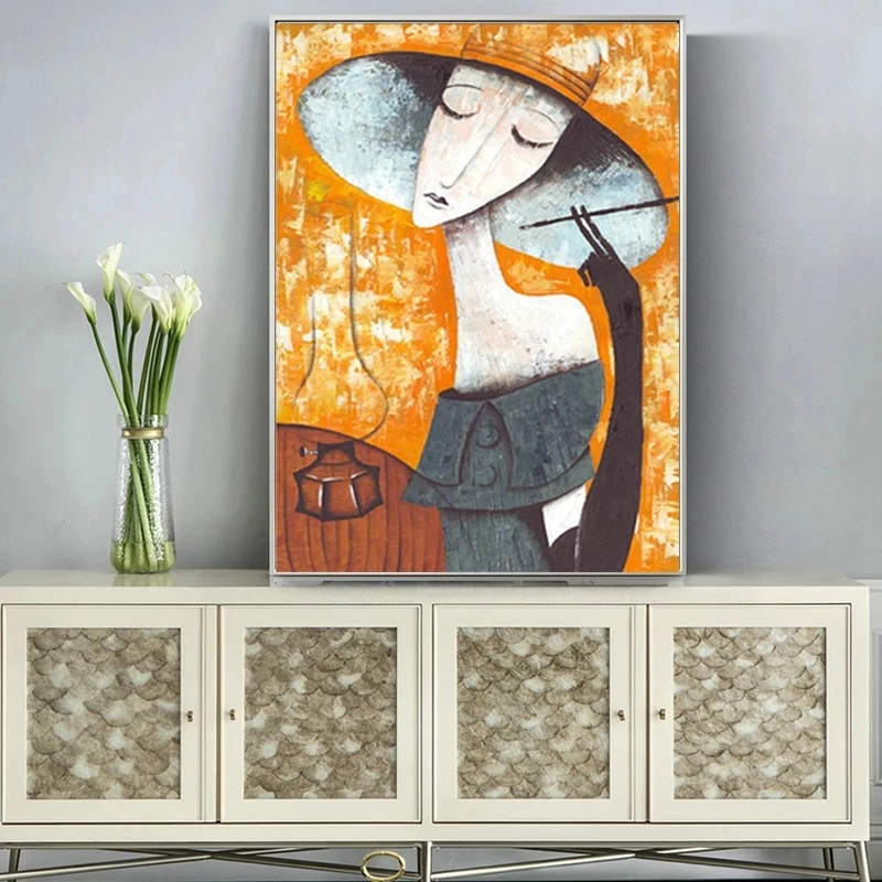 Abstract Picasso Artwork Man P - Musical Instrument Images บทวิจารณ์และราคา