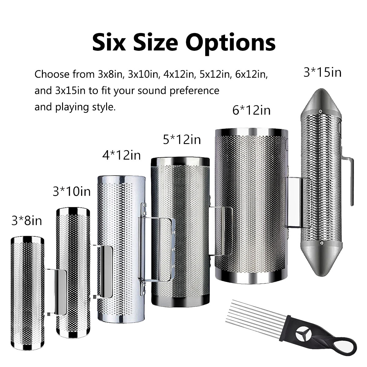 Miwayer Musical Stainless Stee - Guiro Scraper Instrument บทวิจารณ์และราคา