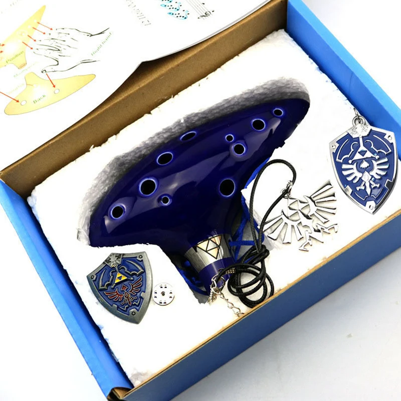 Ocarina Ceramic Legend Of 12 H - Musical Instrument Zelda บทวิจารณ์และราคา