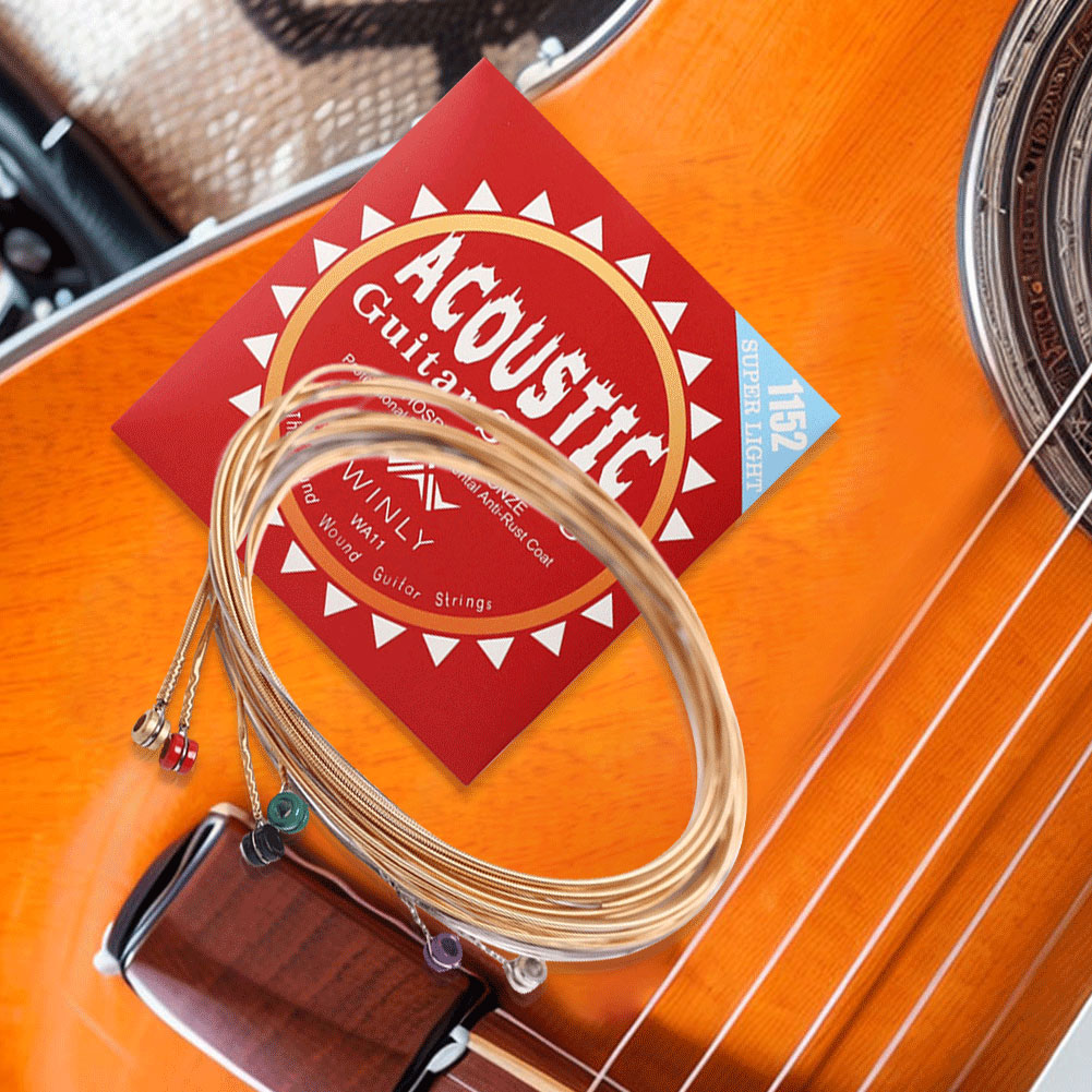 Phosphor Bronze Strings Steel  - Musical Instrument With Strings บทวิจารณ์และราคา