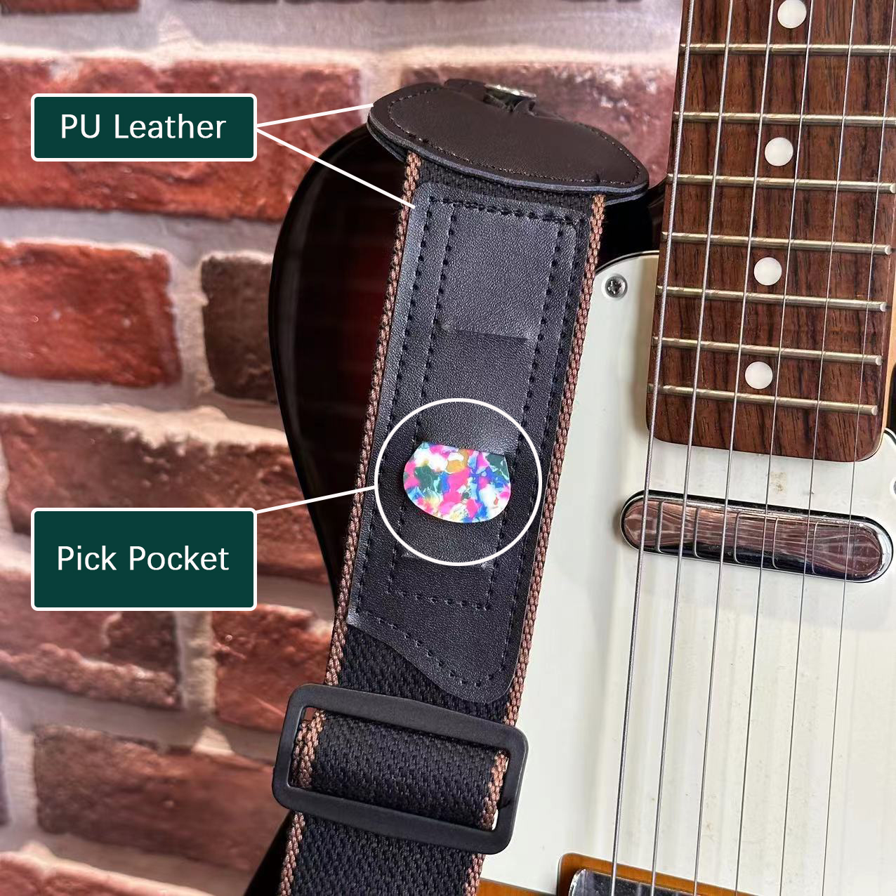 11Pcs Guitar Strap for Acousti - Musical Instrument Band บทวิจารณ์และราคา