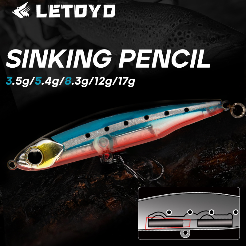 LETOYO Sinking Pencil 17g 12g- - Rain Stick Percussion บทวิจารณ์และราคา