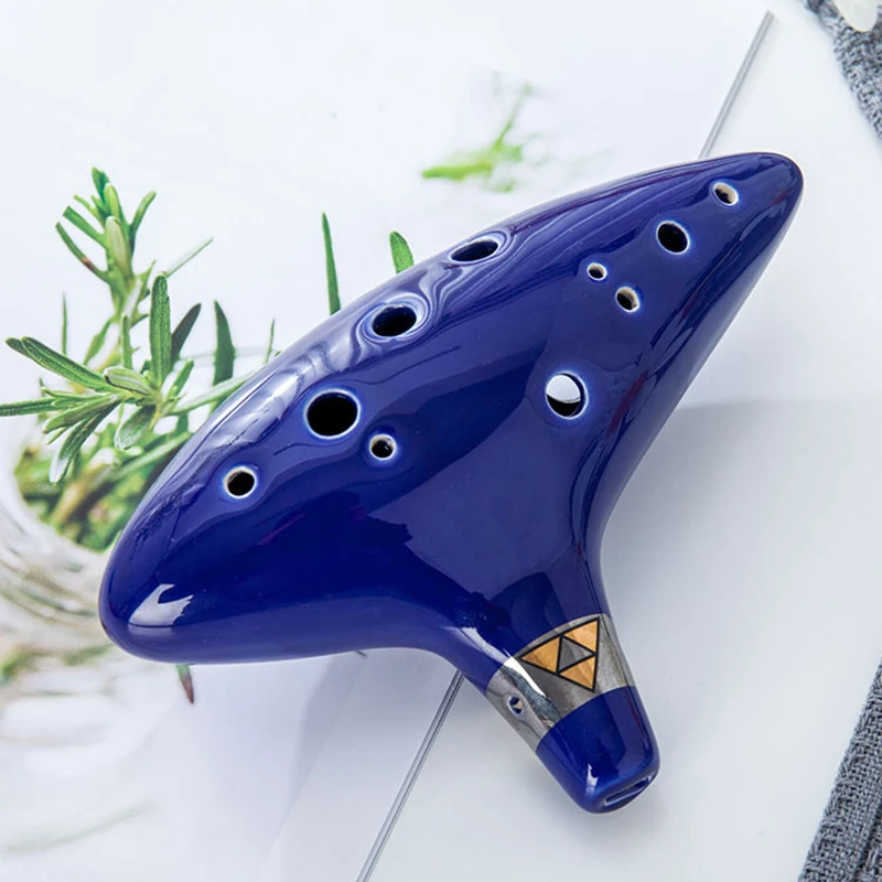 Ocarina Ceramic Legend Of 12 H - Musical Instrument Zelda บทวิจารณ์และราคา