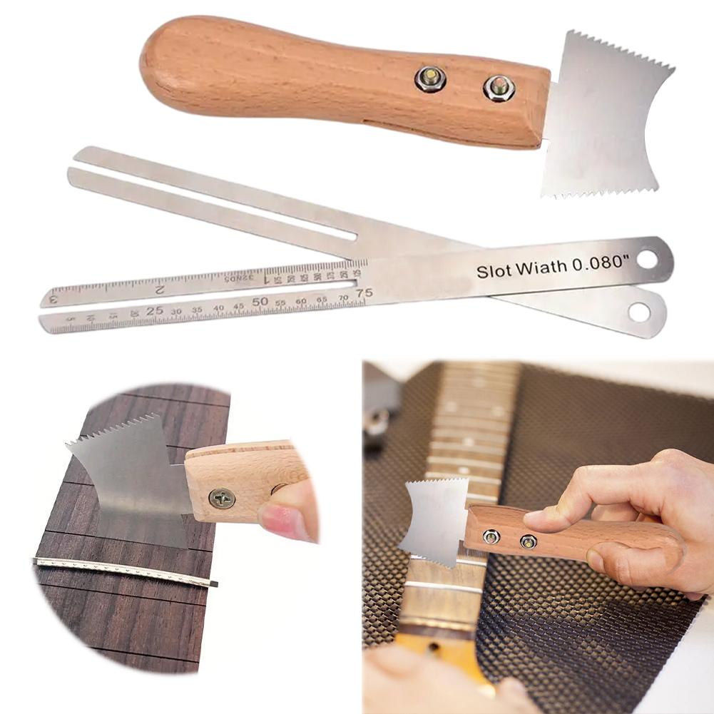 Frets Cleaning Cutter Stainles - Musical Instrument Guitar บทวิจารณ์และราคา