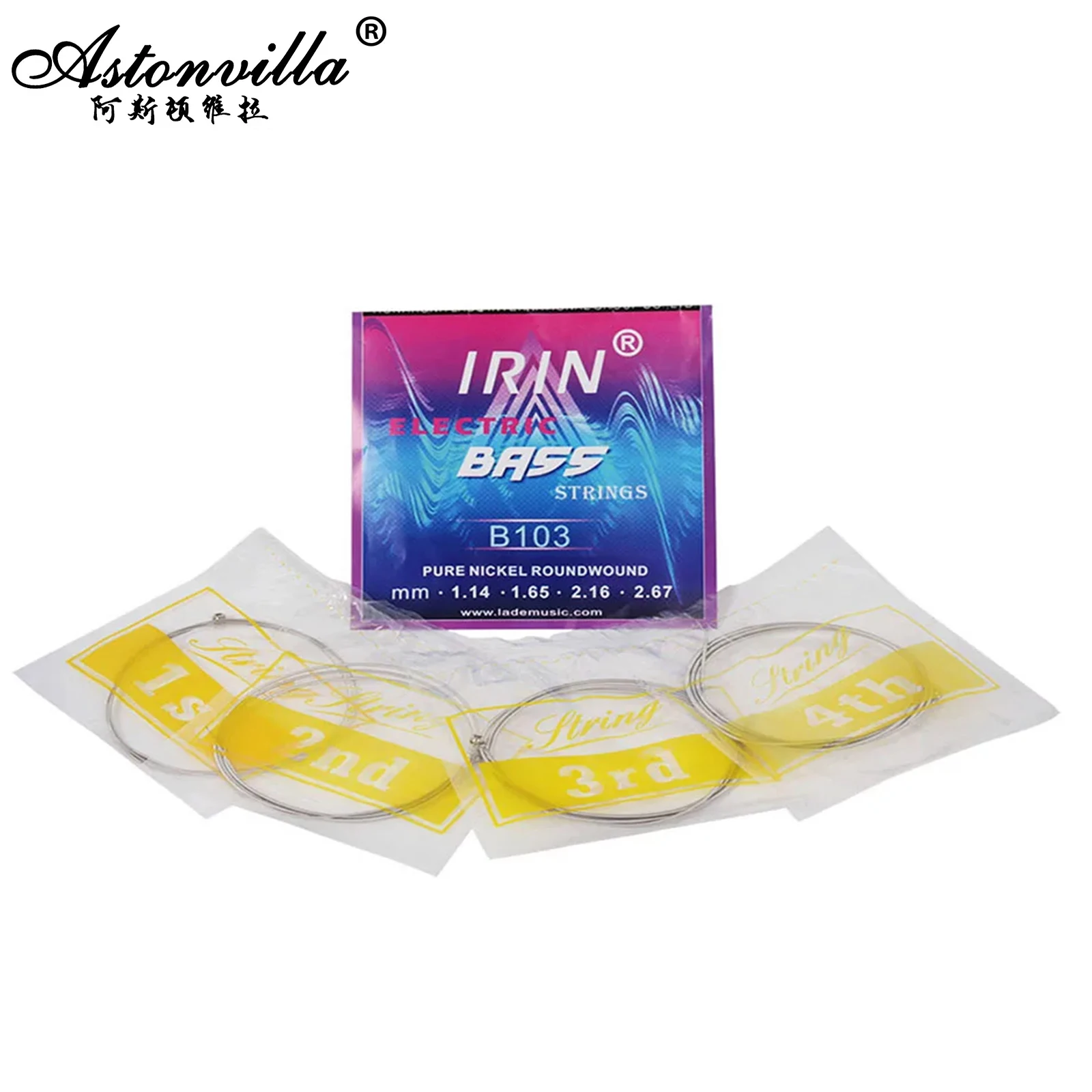 Electric Bass String Nickel Al - Musical Instrument With Strings บทวิจารณ์และราคา