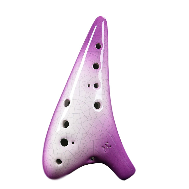 Purple Ceramics Ocarina 12 Hol - Musical Instrument Zelda บทวิจารณ์และราคา