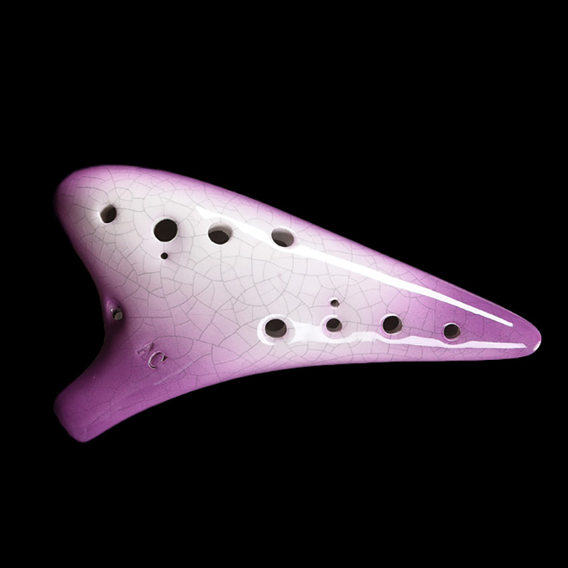 Purple Ceramics Ocarina 12 Hol - Musical Instrument Zelda บทวิจารณ์และราคา