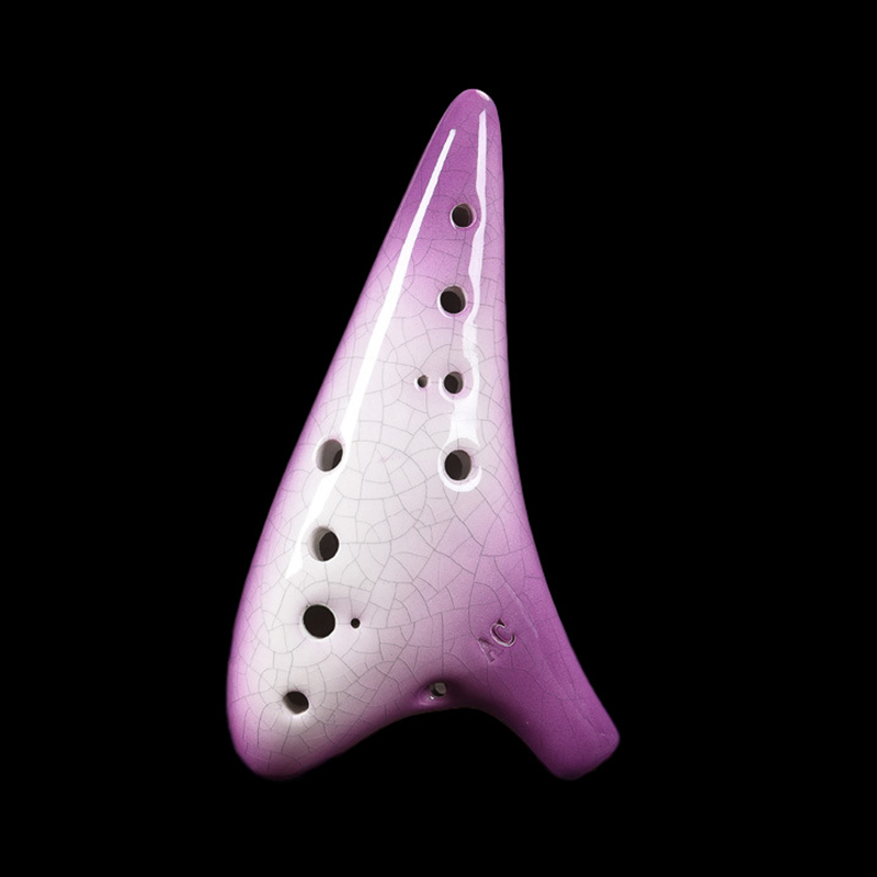 Purple Ceramics Ocarina 12 Hol - Musical Instrument Zelda บทวิจารณ์และราคา