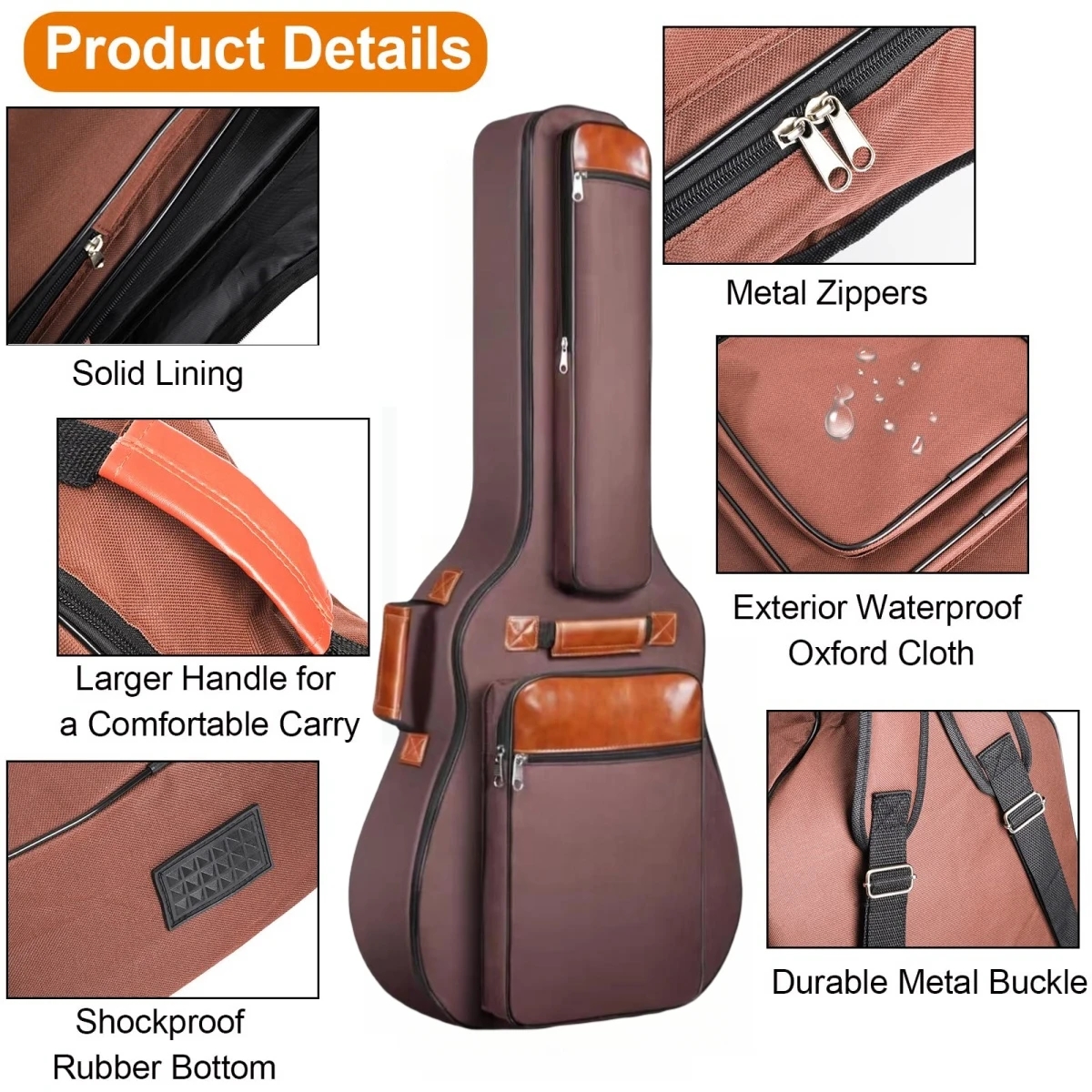 Miwayer Waterproof Acoustic Gu - Musical Instrument Band บทวิจารณ์และราคา