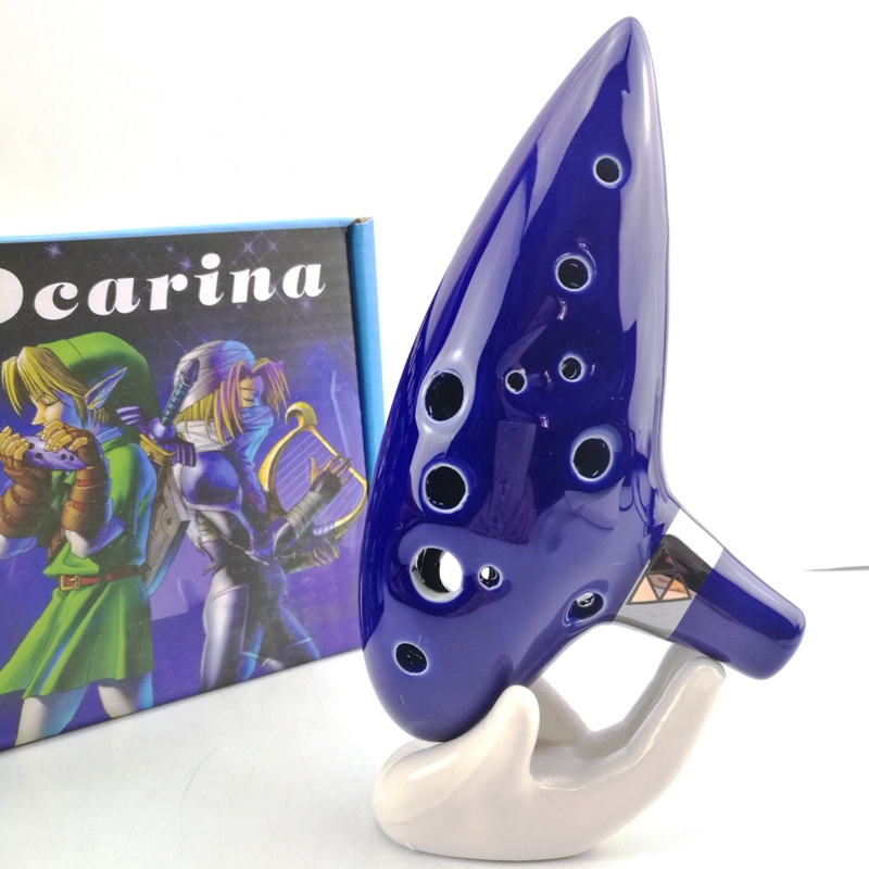 Anime Zelda Ocarina Ceramic 12 - Musical Instrument Zelda บทวิจารณ์และราคา