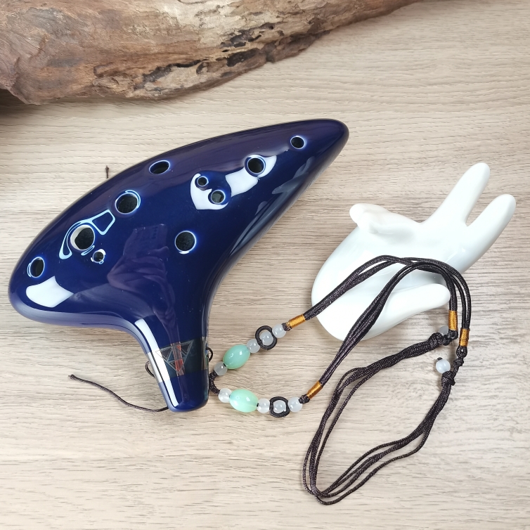 Anime Zelda Ocarina Ceramic 12 - Musical Instrument Zelda บทวิจารณ์และราคา