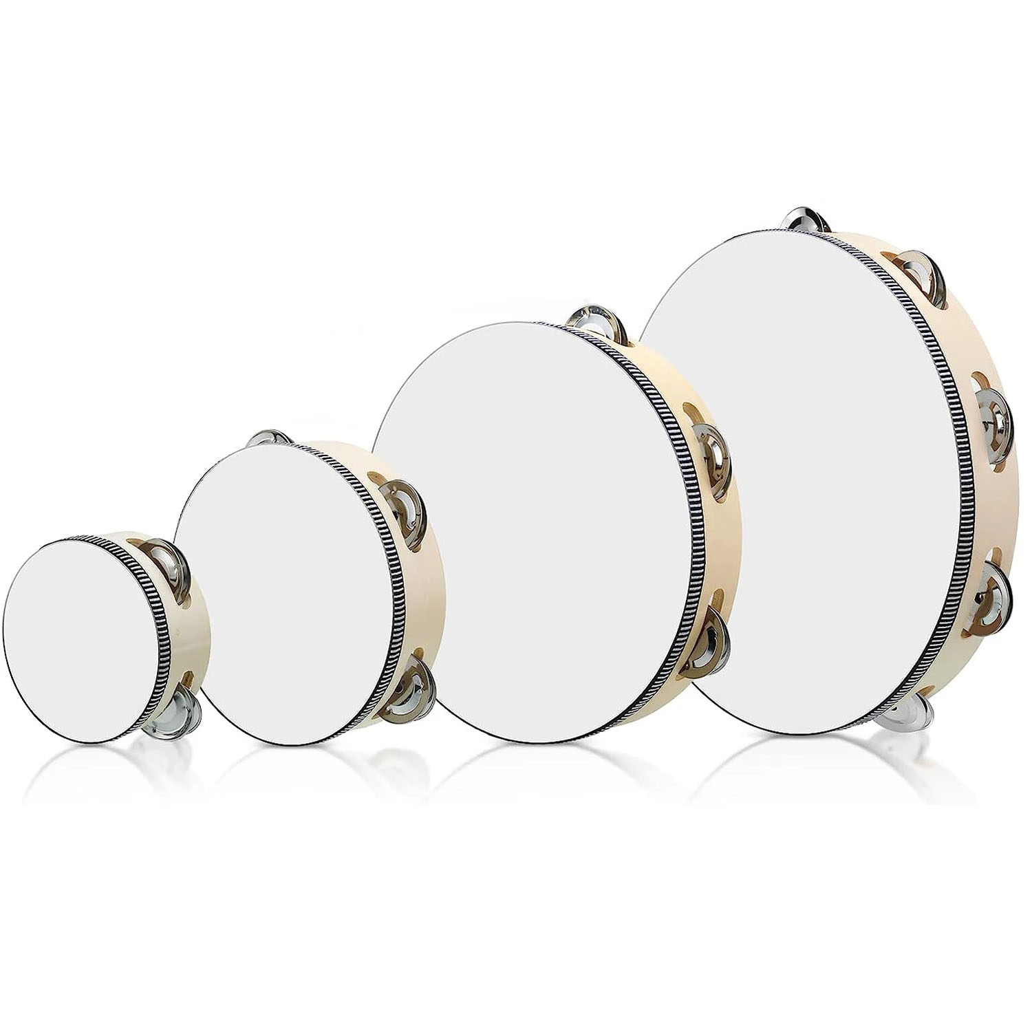 Miwayer Wooden Tambourine with - Musical Instrument Band บทวิจารณ์และราคา