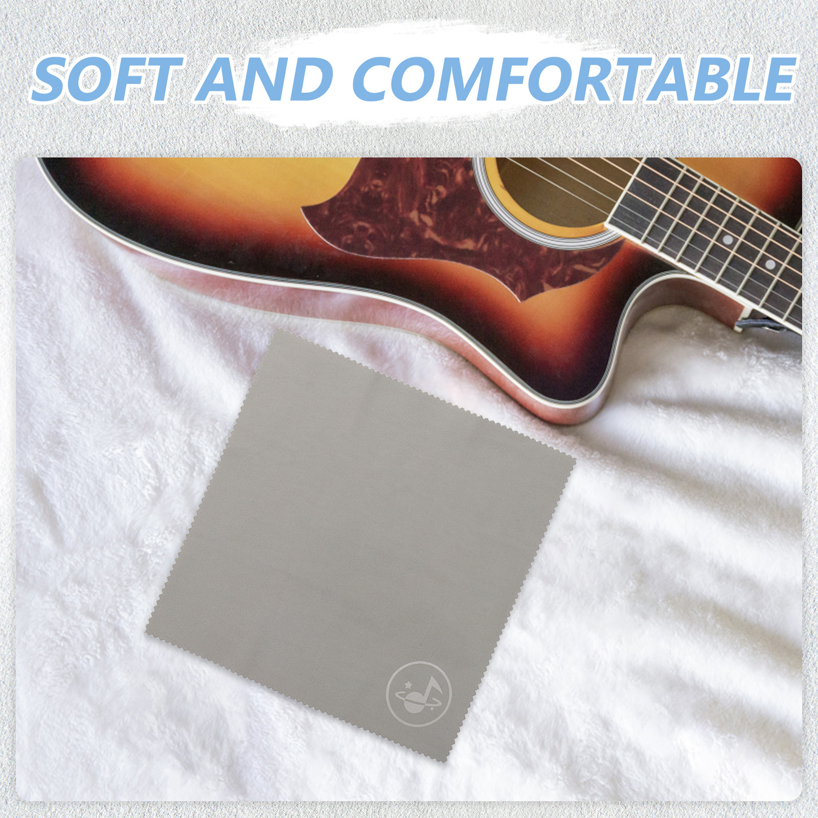 4Pcs Microfiber Instrument Cle - Musical Instrument Guitar บทวิจารณ์และราคา