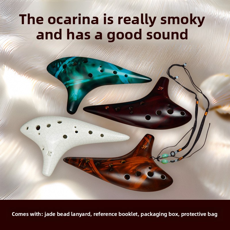 12 Holes Ocarina Zelda Alto To - Musical Instrument Zelda บทวิจารณ์และราคา