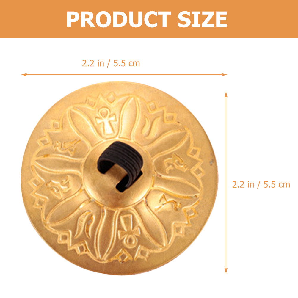 1Pair Small Finger Cymbals Cop - Musical Instrument Band บทวิจารณ์และราคา