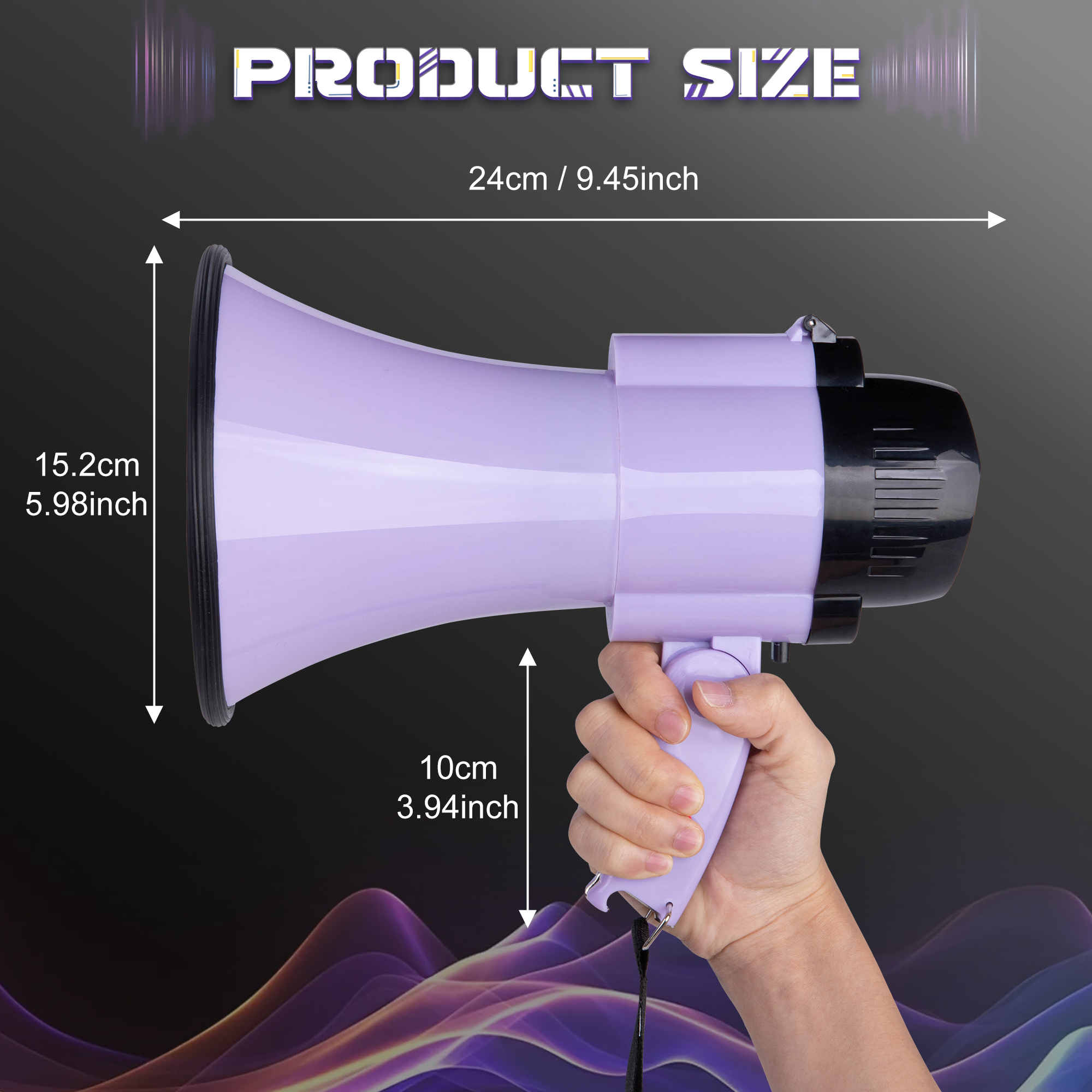 30 Watt Power Portable Megapho - Musical Instrument Band บทวิจารณ์และราคา
