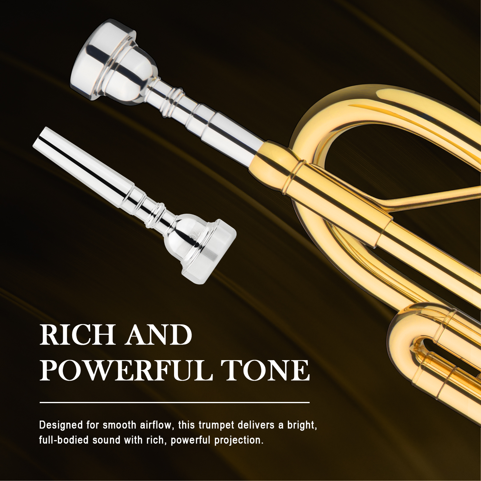 SONICAKE Local Bb Trumpet Bras - Musical Instrument Band บทวิจารณ์และราคา