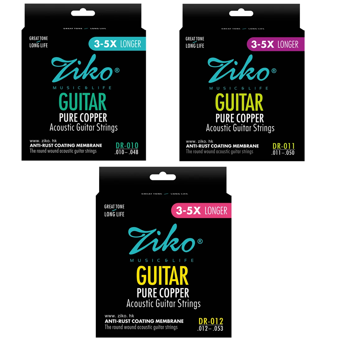 ZIKO Acoustic Guitar String Re - Musical Instrument With Strings บทวิจารณ์และราคา