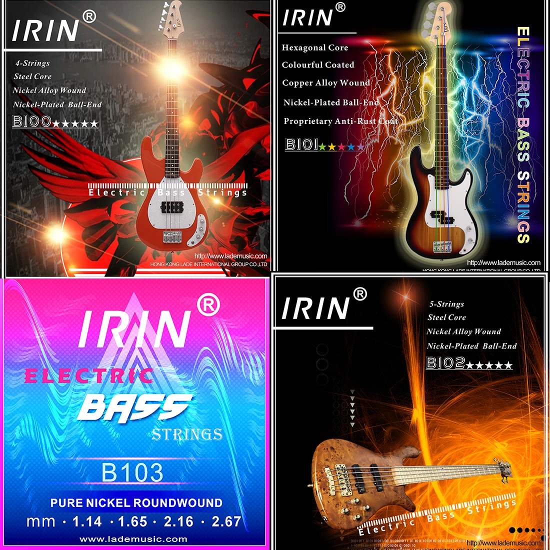 IRIN Electric Bass Strings Pro - Musical Instrument With Strings บทวิจารณ์และราคา