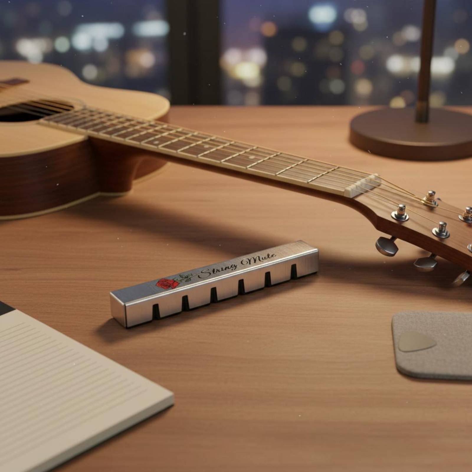 Acoustic Guitar Long-Lasting G - Musical Instrument With Strings บทวิจารณ์และราคา