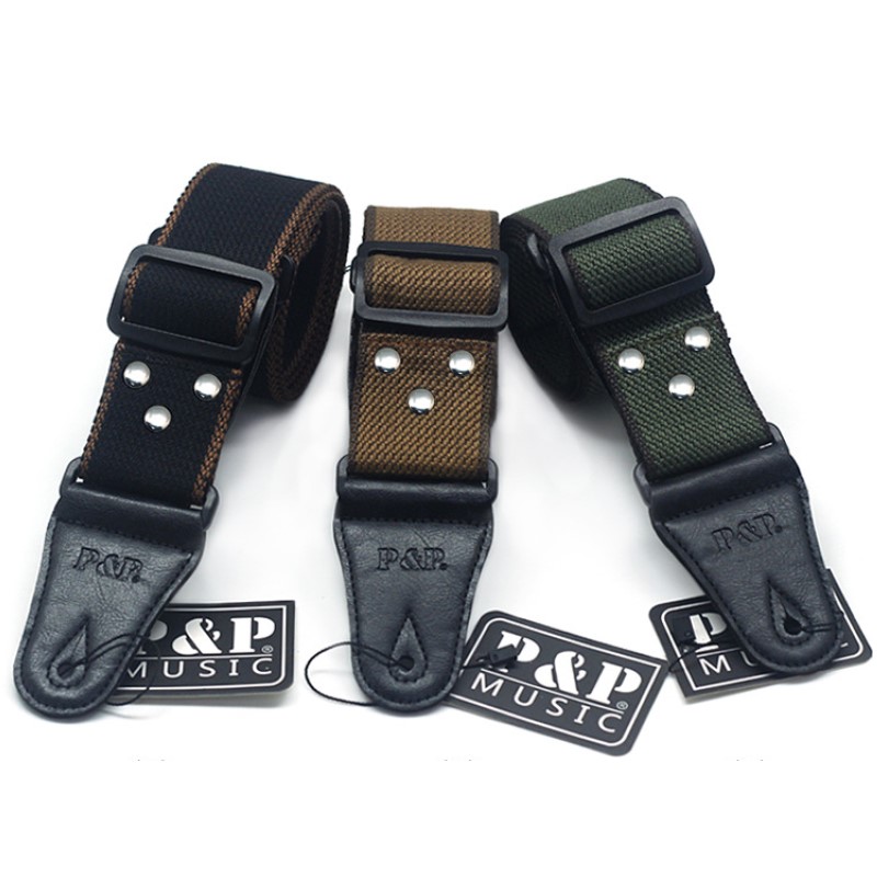 Adjustable Guitar Strap Guitar - Musical Instrument Band บทวิจารณ์และราคา